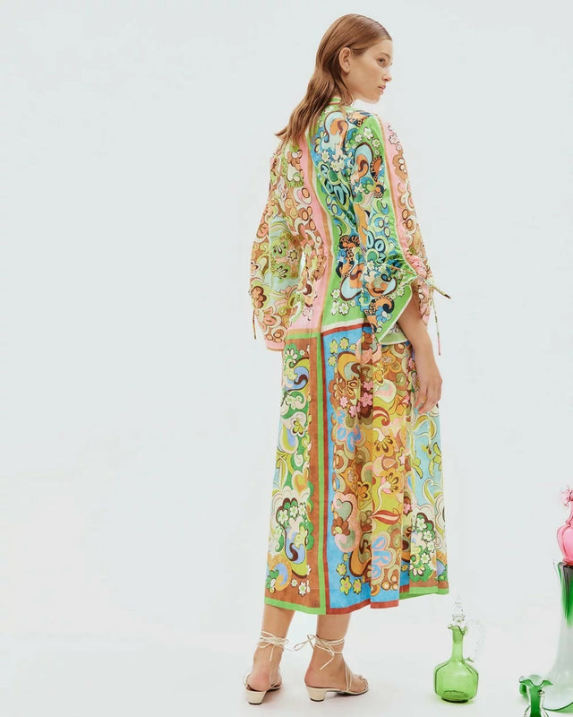 Alemais Dreamer Pool Dress Multi Size 14 - 14 / Print - Dresses