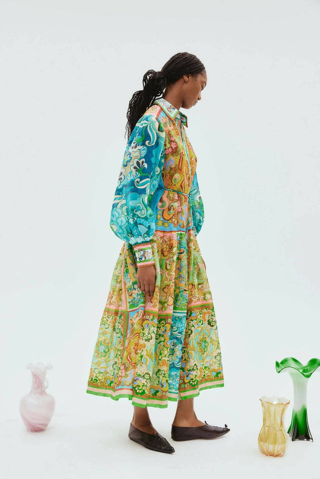 Alemais Dreamer Shirtdress Multi Size 16 - 16 / Multi - Dresses