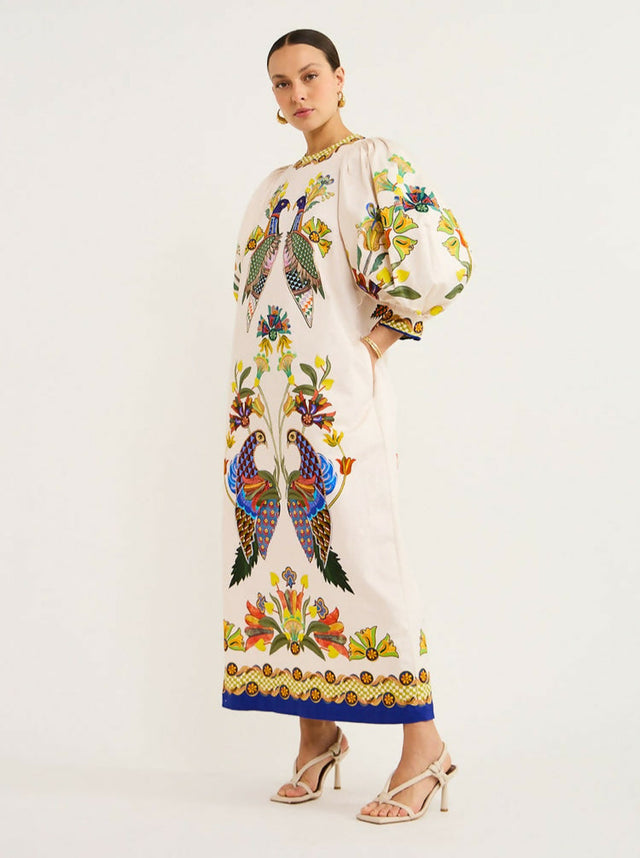 Alemais Effie Puff Sleeve - 10 / Multi - Dresses