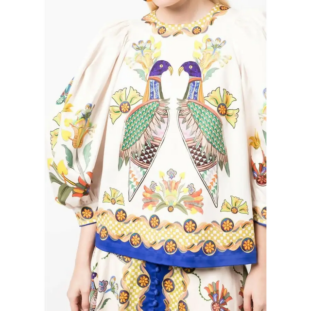 Alémais Effie Puff Sleeve Top - Tops