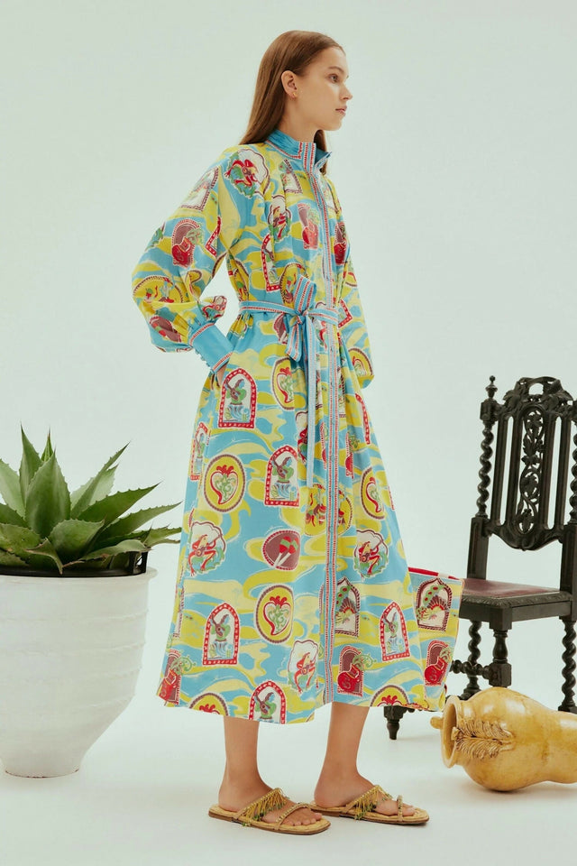 Alémais Emilio Shirtdress - 16 / Multi - Dresses