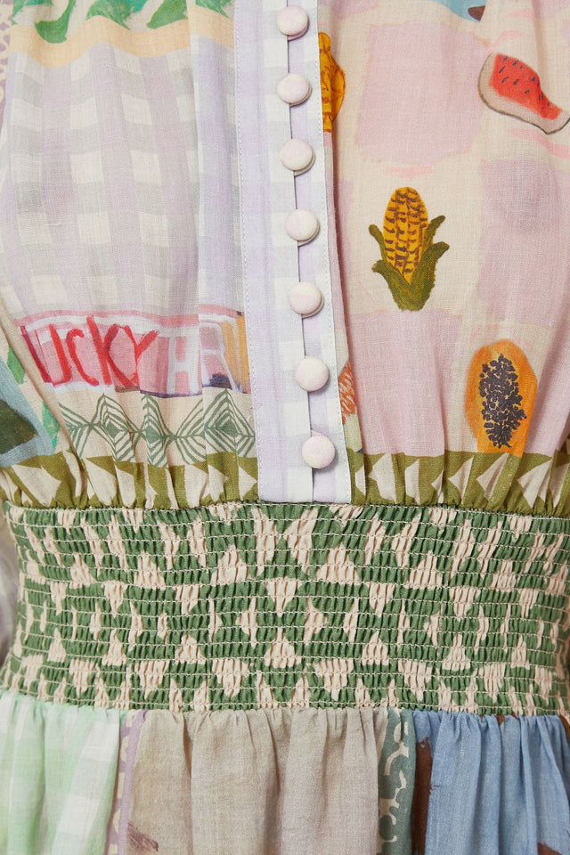 Alemais Emma Gale Shirtdress Multi Size AU 12 & 14 - Dresses