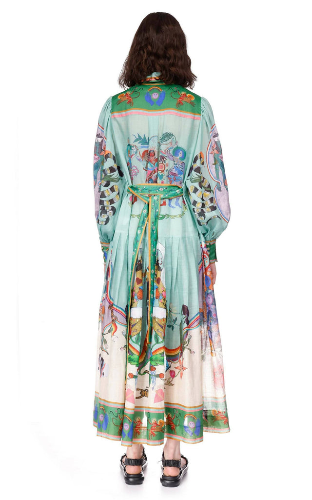 Alemais Evergreen Shirtdress Print Size 12 14 & 16 - Dresses