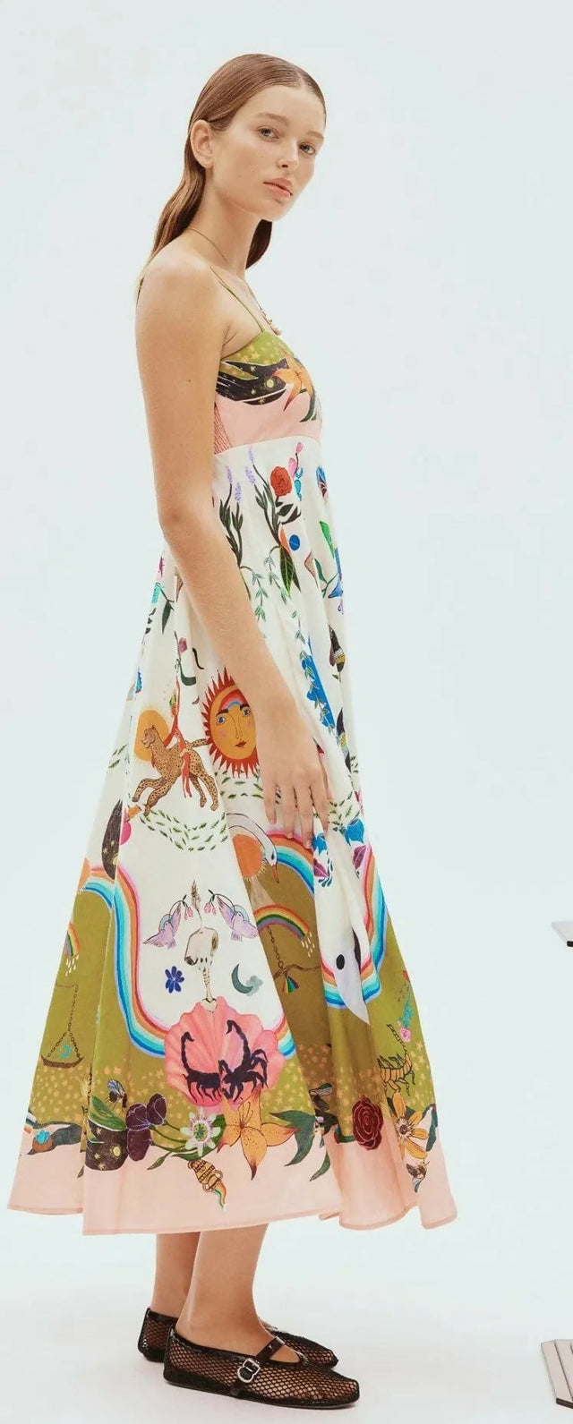 Alemais Evergreen Sundress Print - Dresses