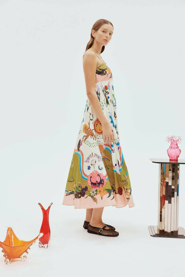 Alemais Evergreen Sundress Print Size 16 - 16 / Multi - Dresses