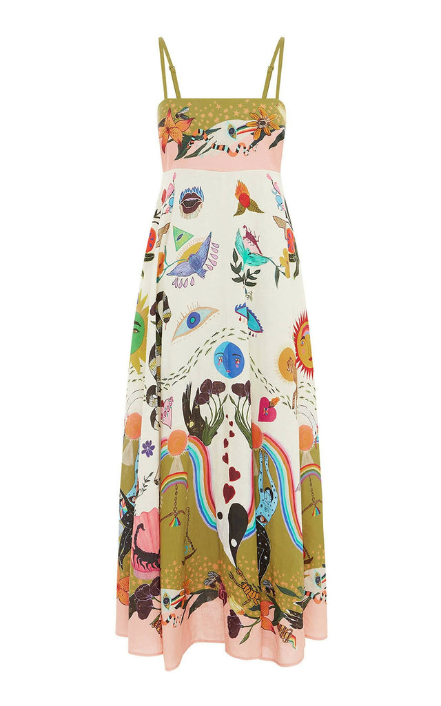 Alemais Evergreen Sundress Print Size 16 - 16 / Multi - Dresses