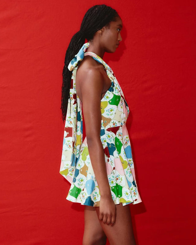 Alemais Everly Mini Dress Multi Print Size AU 16 - 16 / Multi - Dresses