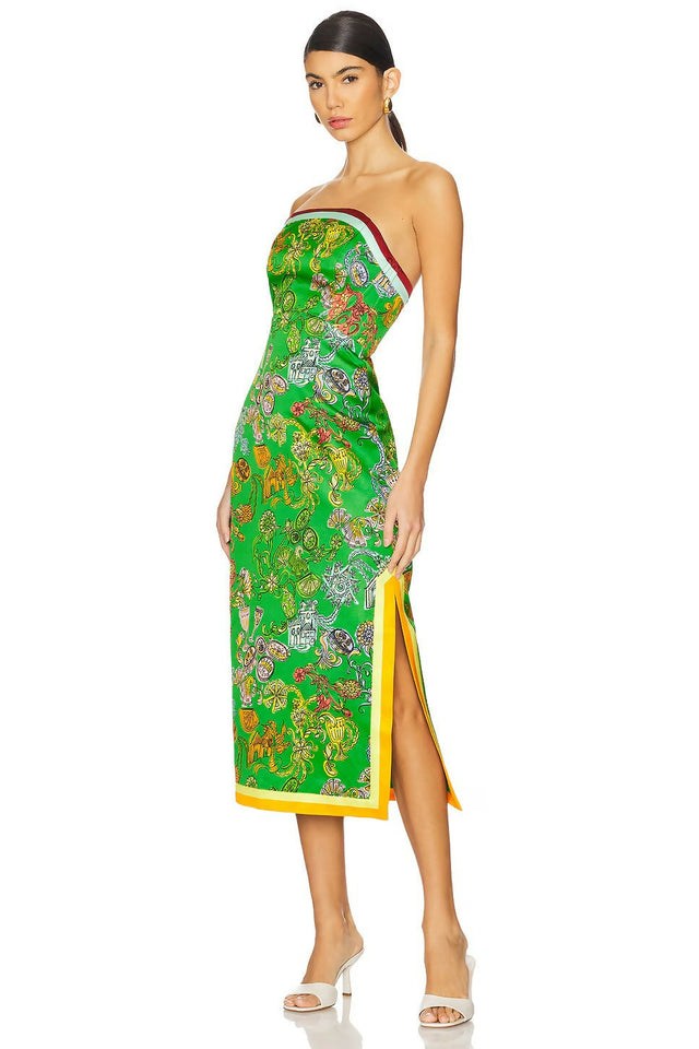 Alemais Fiesta Bodice Dress Size 12 - 12 / Green - Dresses