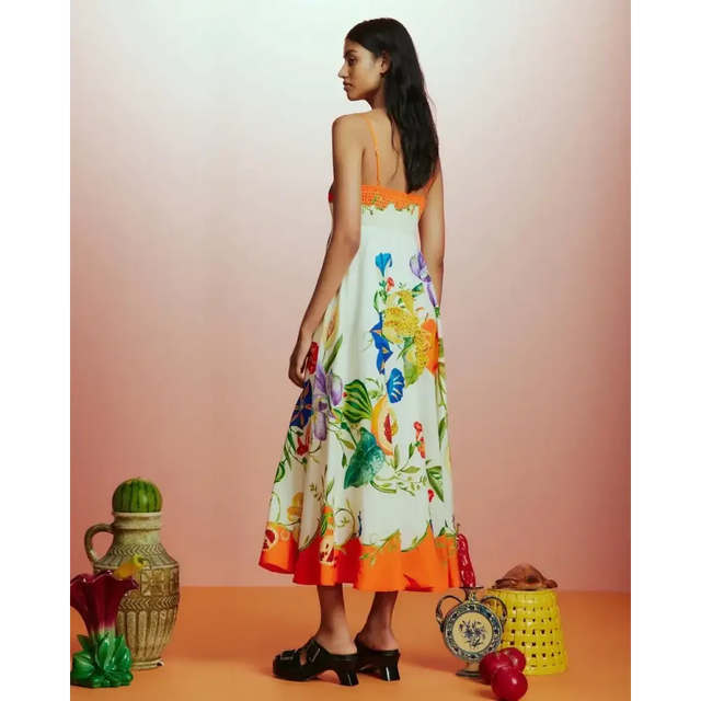 Alemais Flores Sundress Print Size AU 10 - 10 / Multi - Dresses