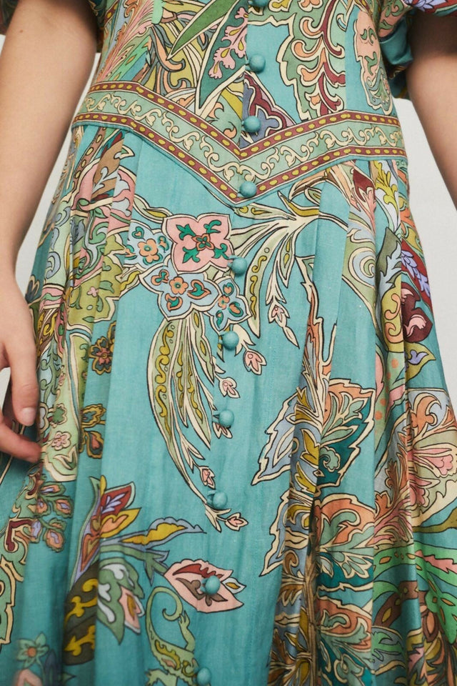 Alemais Franca Midi Dress - 10 / Print - Dresses