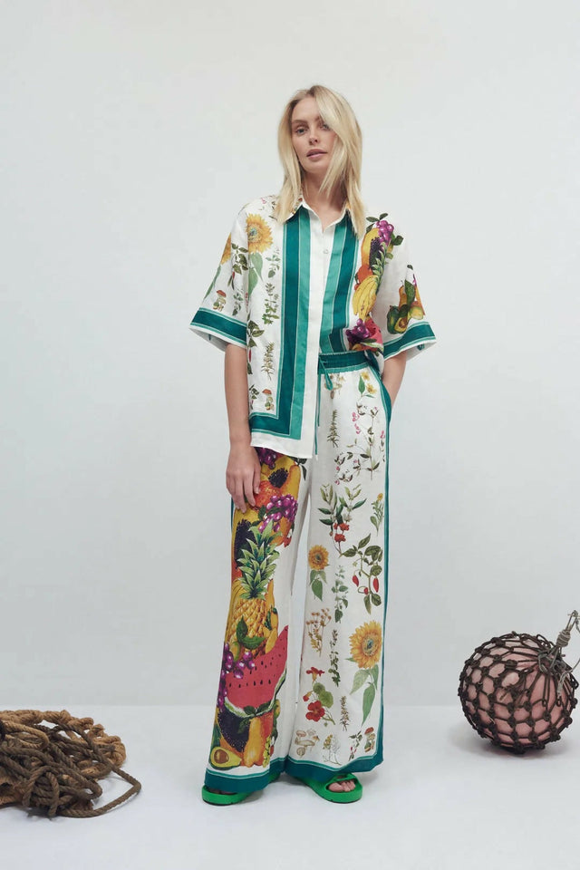 Alemais Frutta Shirt and Pant Set Multi Print Size AU 12 - 12 / Multi - Outfit Sets