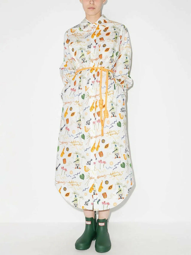Alemais Golden Hands Shirtdress Print Size AU 14 - 14 / Multi - Dresses