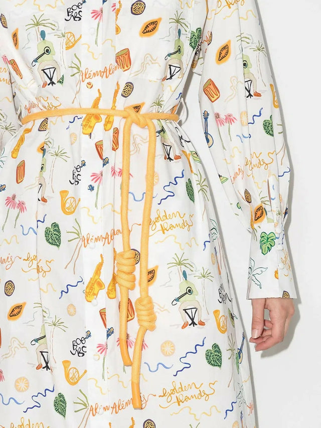 Alemais Golden Hands Shirtdress Print Size AU 14 - 14 / Multi - Dresses