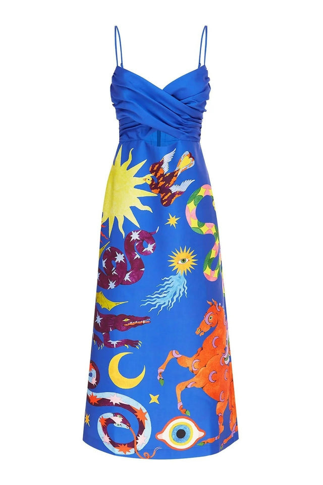 Curated Collection - Alemais Guardian Midi in Azure