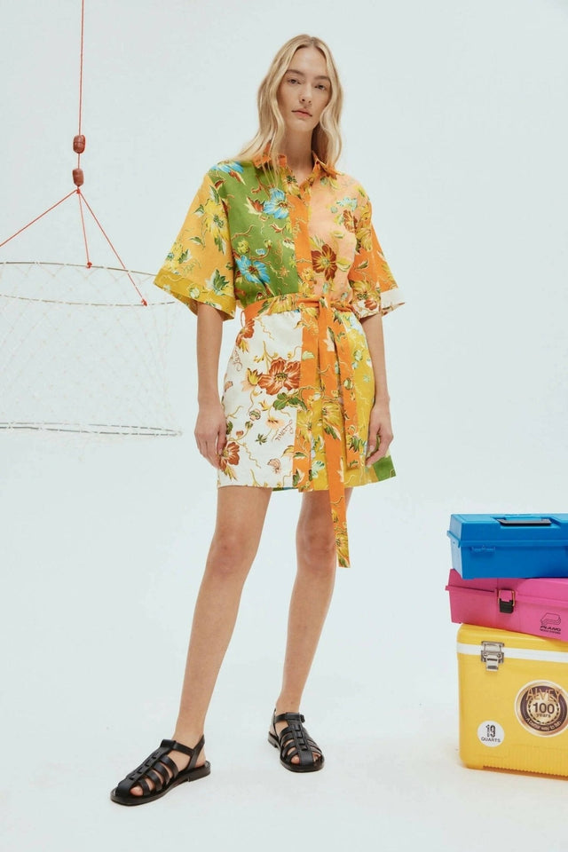 ALEMAIS - Alemais Hotel Lamu Spliced Mini Dress