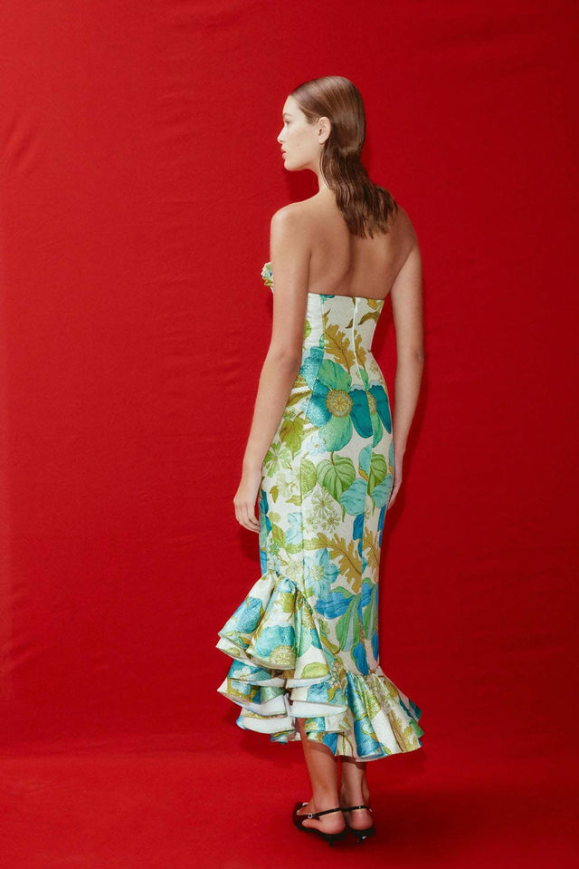 Alemais Janis Strapless Midi Dress - Dresses