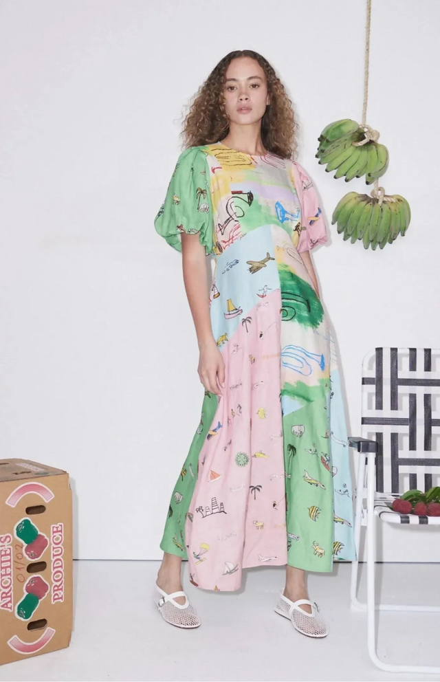 Alemais Jet Midi Dress - Dresses