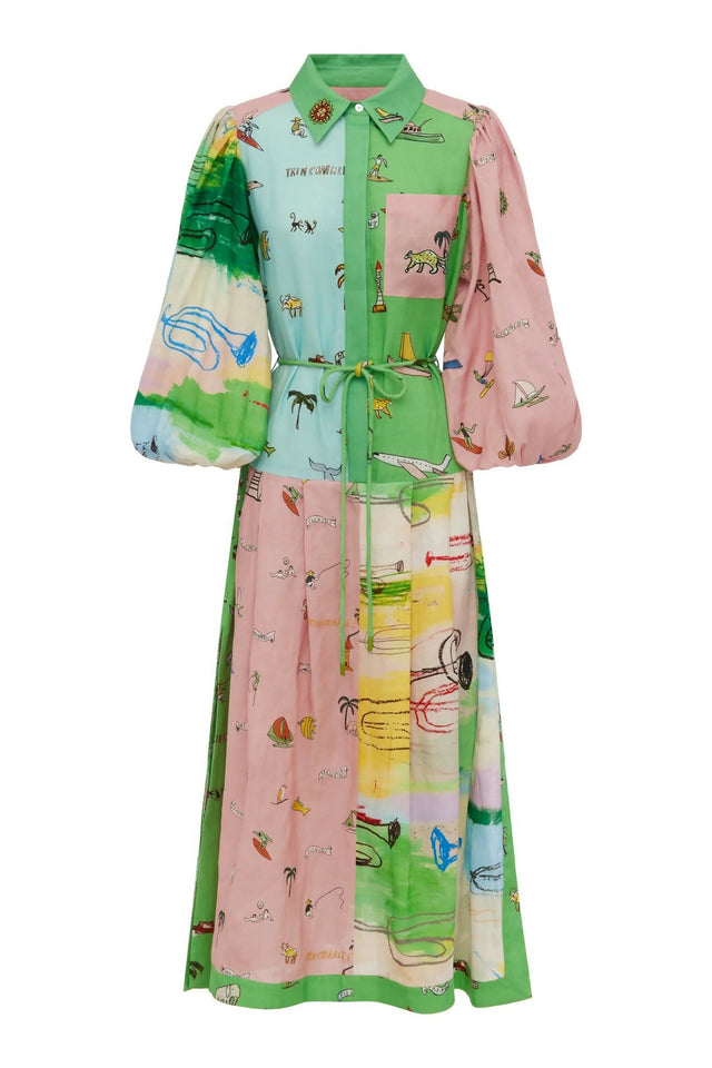 Alemais Jet Shirtdress 14 - 14 / Multi - Dresses