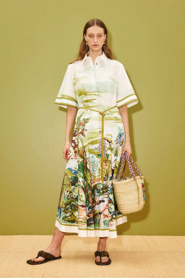 Alémais Jungle Boogie Shirtdress - 14 / Print - Dresses