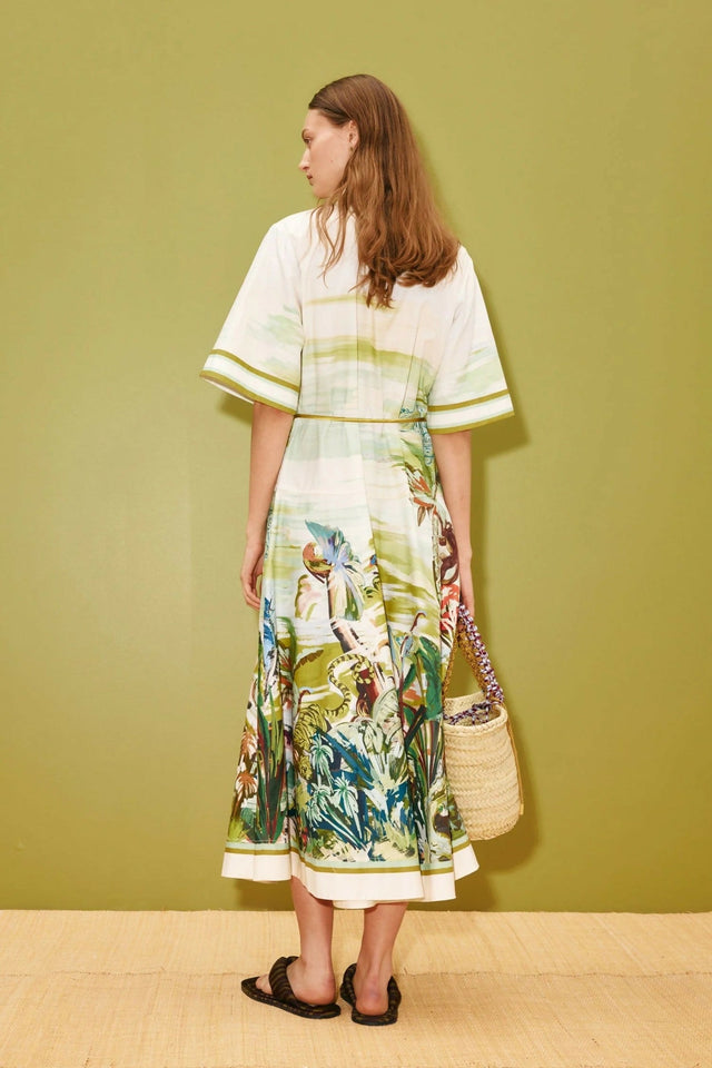 Alémais Jungle Boogie Shirtdress - 14 / Print - Dresses