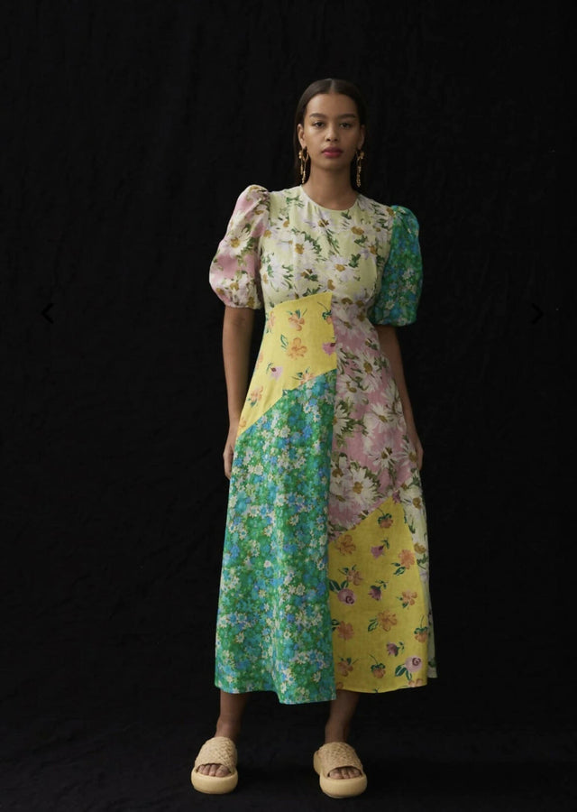 Alemais Kenzie Floral Midi Dress - 10 / Multi - Dresses