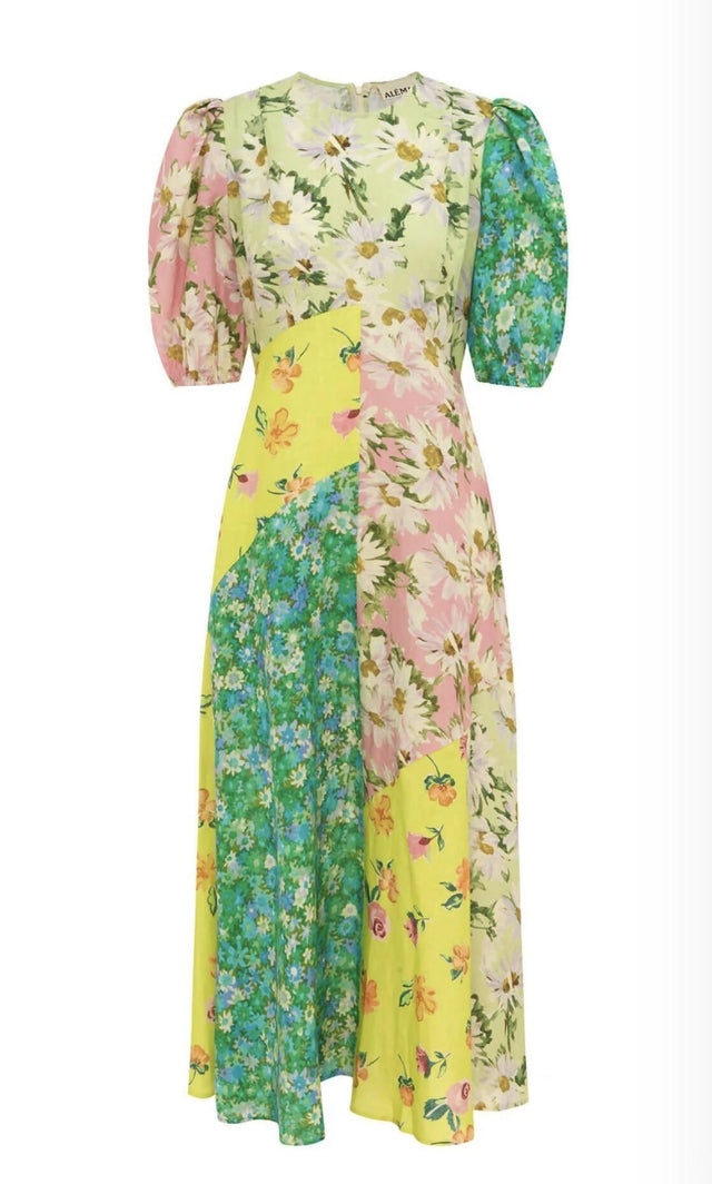 Alemais Kenzie Floral Midi Dress - 10 / Multi - Dresses