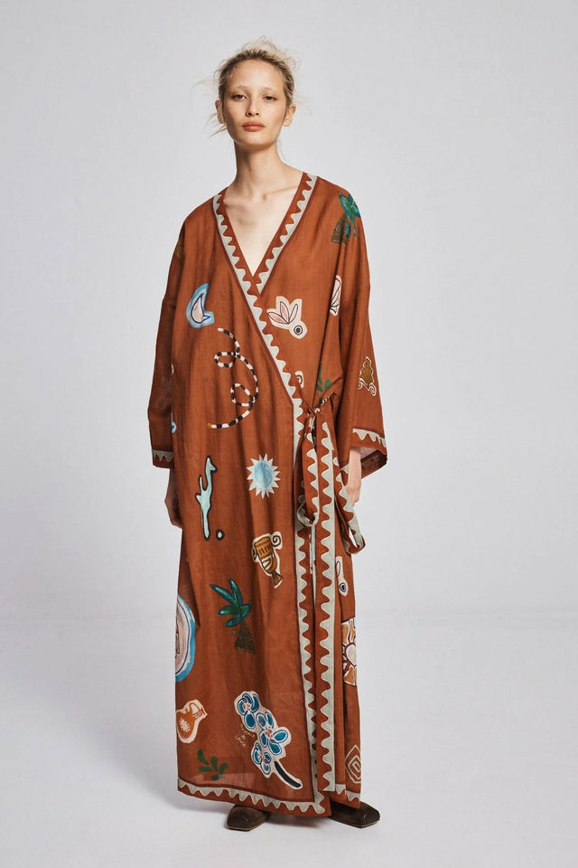 Alémais Laurence Robe Exclusive - Brown - Dresses