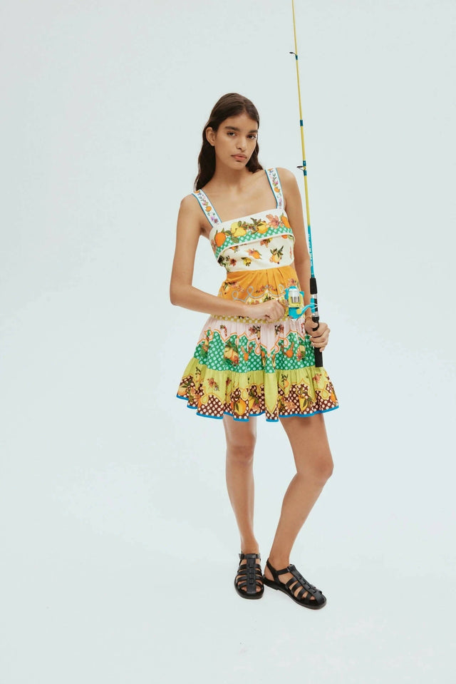 Alemais Lemonis Cut out Mini Dress - 12 / Multi - Dresses