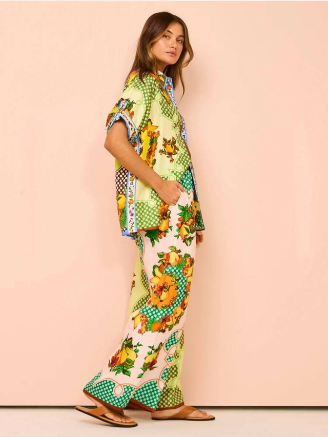 Alemais Lemonis Silk Set - 12 / Print - Outfit Sets