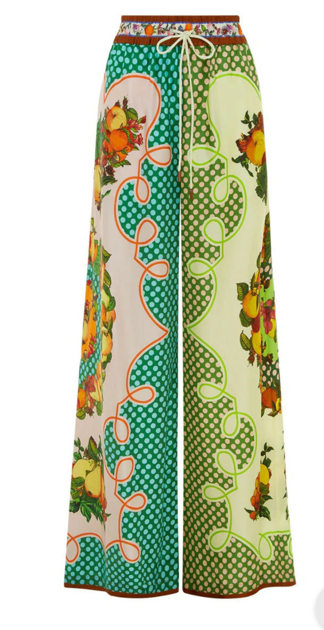 Alemais Lemonis Silk Shirt and Pant Set 16 - 16 / Multi - Outfit Sets