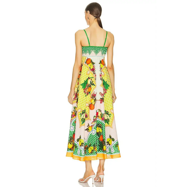 Alemais Lemonis Sundress In Multi Size AU 6 - 6 / Print - Dresses