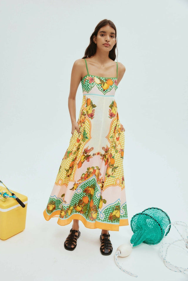 Alemais Lemonis Sundress Size 8 10 & 12 - Dresses