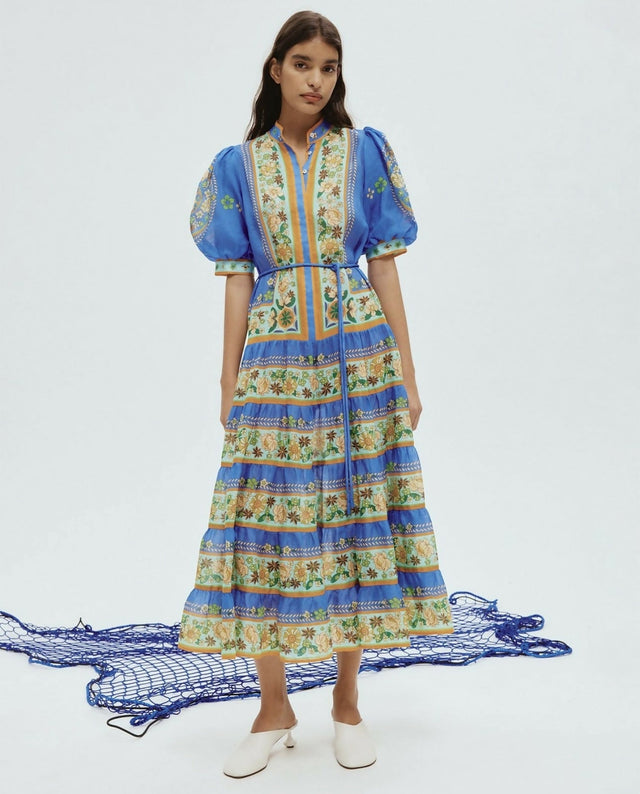 Alemais Linda Tiered Midi Dress - Dresses