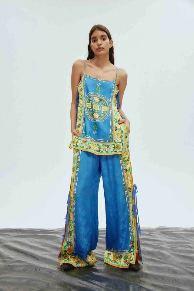 Alemais Linda Top and Pants Set Multi Floral Size 14 & 16 - Outfit Sets