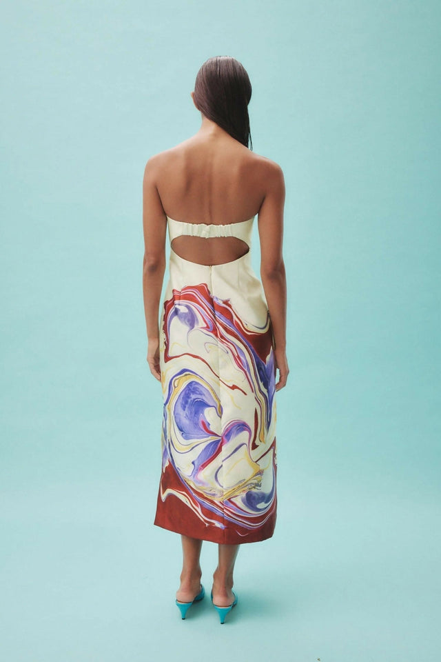 Alemais Luca Corset Dress Print Size AU 8 - 8 / Print - Dresses