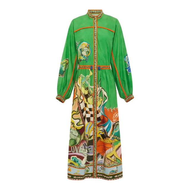 Alemais Lucky Pace Shirtdress Green Size 10 & Size 14 - Dresses