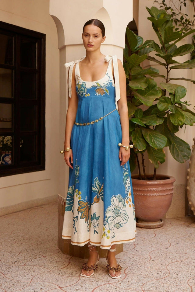 Alemais Luda Ballet Sundress - 12 / Blue - Dresses