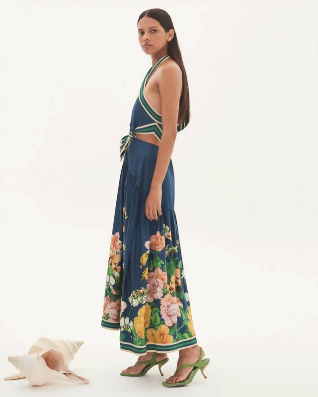 ALEMAIS - Alemais Lyla Halter Midi Dress