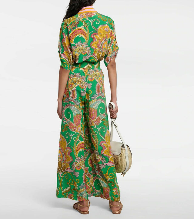 ALEMAIS - Alemais Marion Silk Shirt and Pant Set