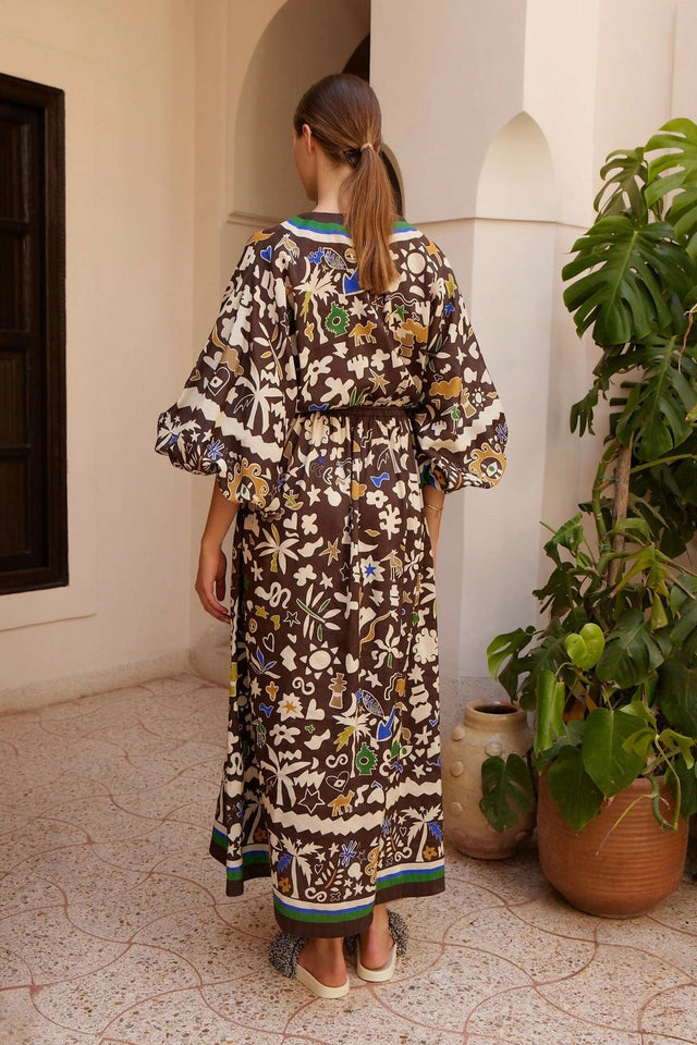 Alémais Maroc Midi - 16 / Brown - Dresses