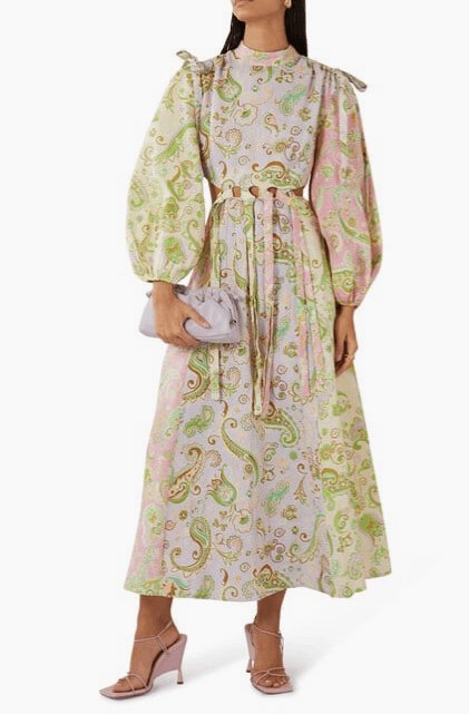 ALEMAIS - Alemais Marta Cut-Out Midi Dress