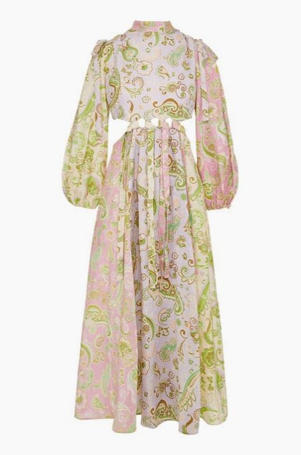 ALEMAIS - Alemais Marta Cut-Out Midi Dress