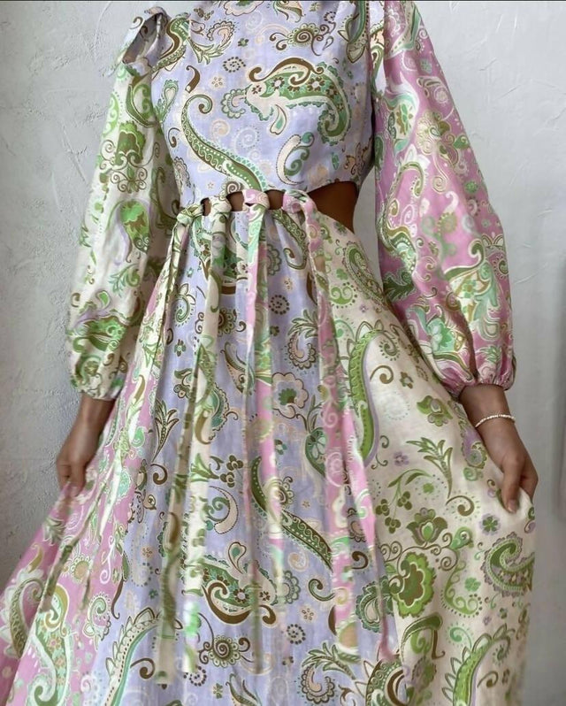 ALEMAIS - Alemais Marta Cut Out Midi Dress