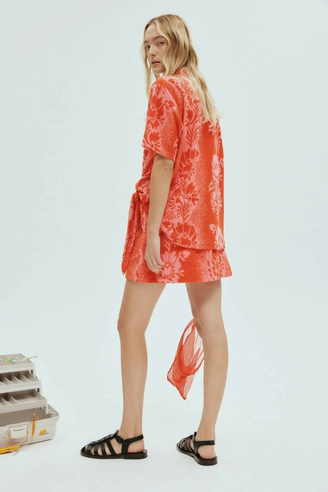 Alemais Martha Shirt and Skirt Set Red Size 12 - 12 / Red - Outfit Sets