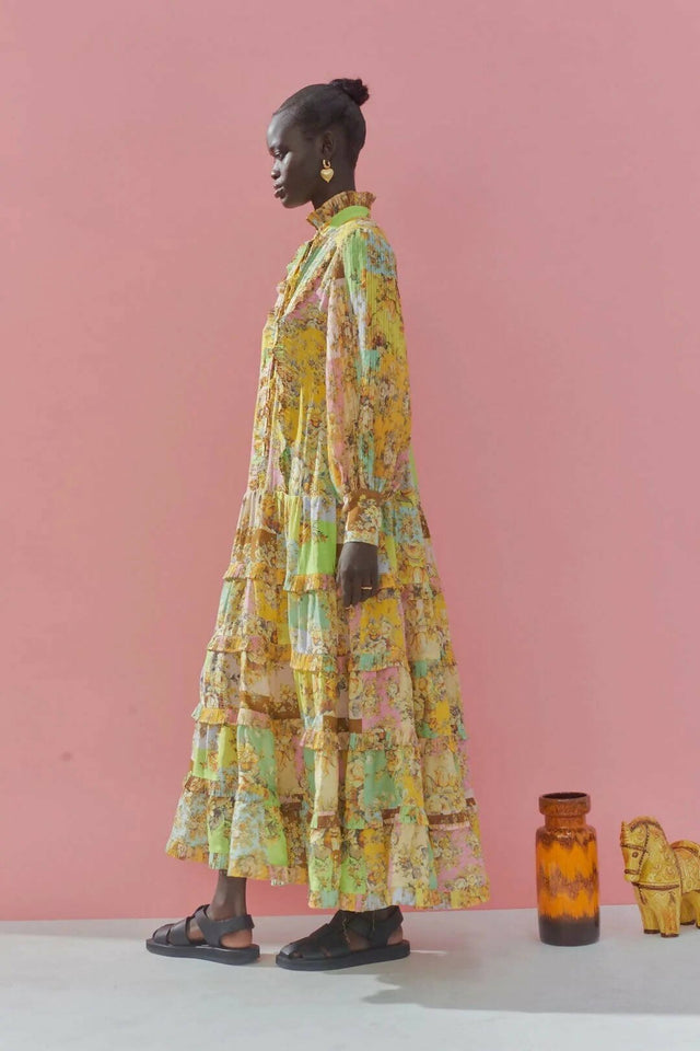 ALEMAIS - Alemais Matilde Pleat Shirtdress