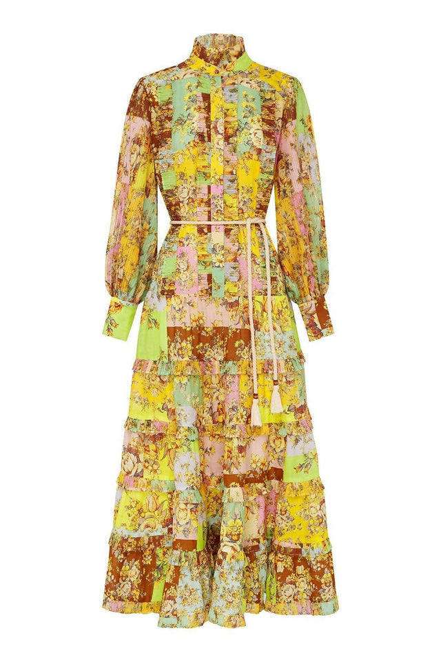 ALEMAIS - Alemais Matilde Pleat Shirtdress