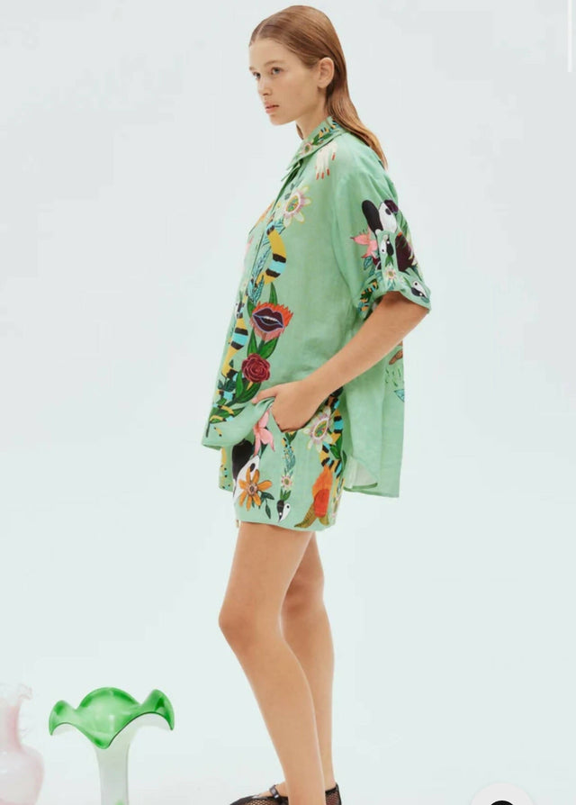 ALEMAIS - Alemais Meagan Linen Shirt and Short Set