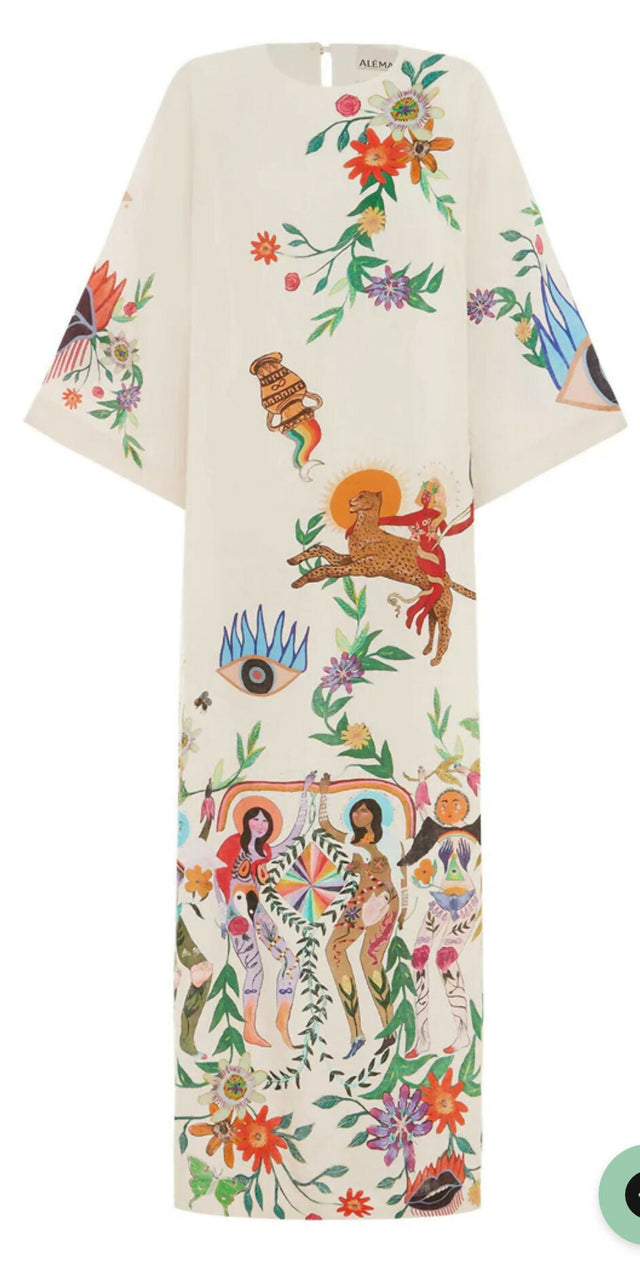 Alemais Meagan Midi Dress Print Size AU 12 & 16 - Dresses