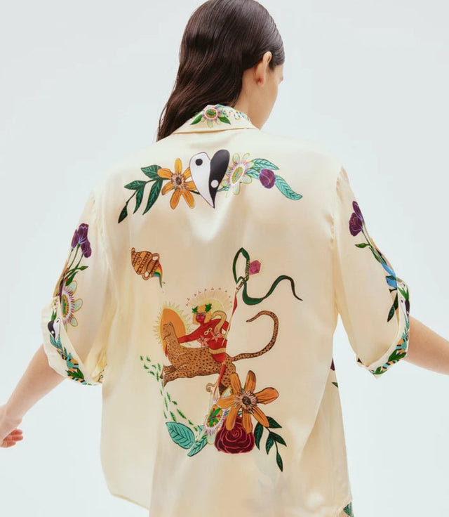 ALEMAIS - Alemais Meagan Oversized Silk Shirt & Pants