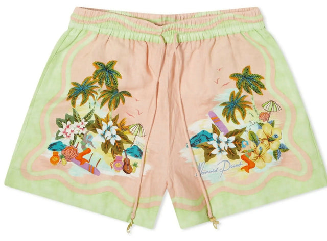 Alemais Mermaid Point Shirt and Shorts Set - 12 / Print - Outfit Sets
